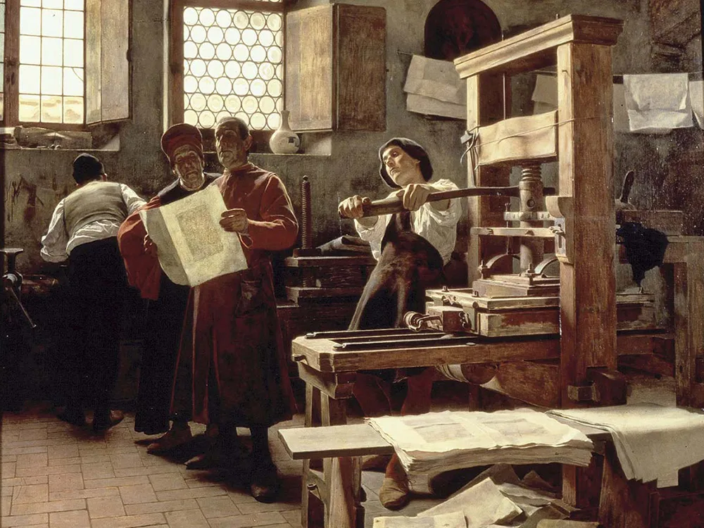 Johannes Gutenberg, creación de la imprenta